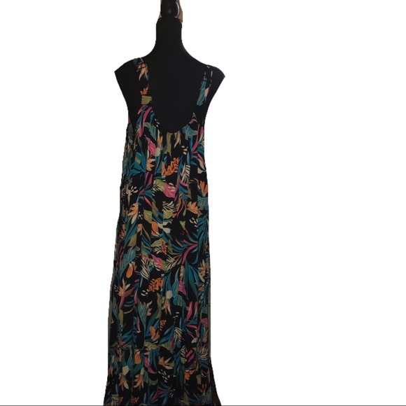 Terra & Sky Black Floral Dress - Picture 3 of 7